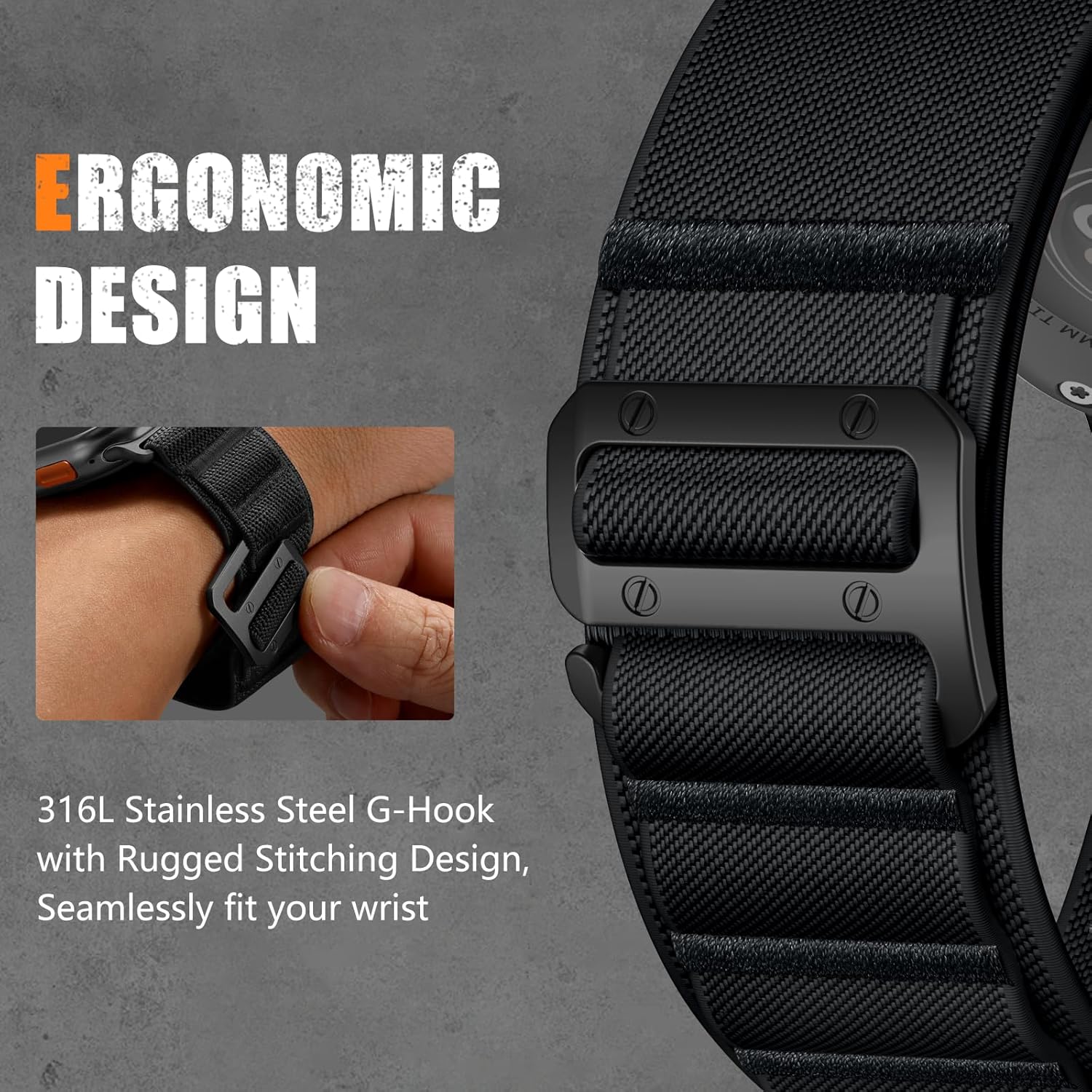 Thumbnail 1 de Bandletic Nylon Strap for Apple Watch Ultra