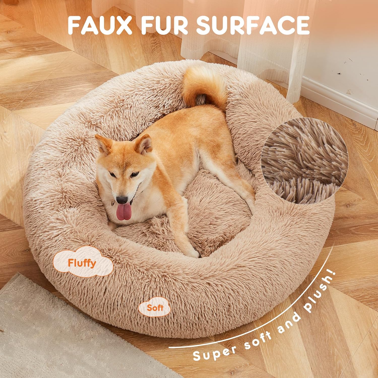 Detalle 2 de Sweetcrispy Donut Dog Bed, XL
