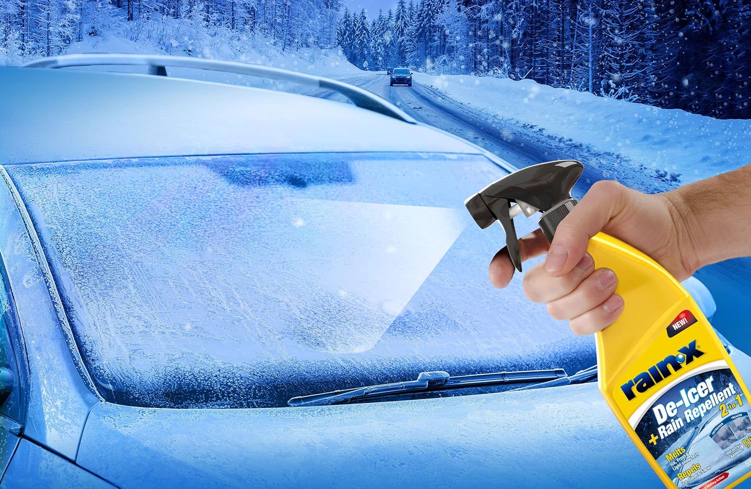 Detalle 1 de Rain-X 2-in-1 De-Icer & Repellent 500ml