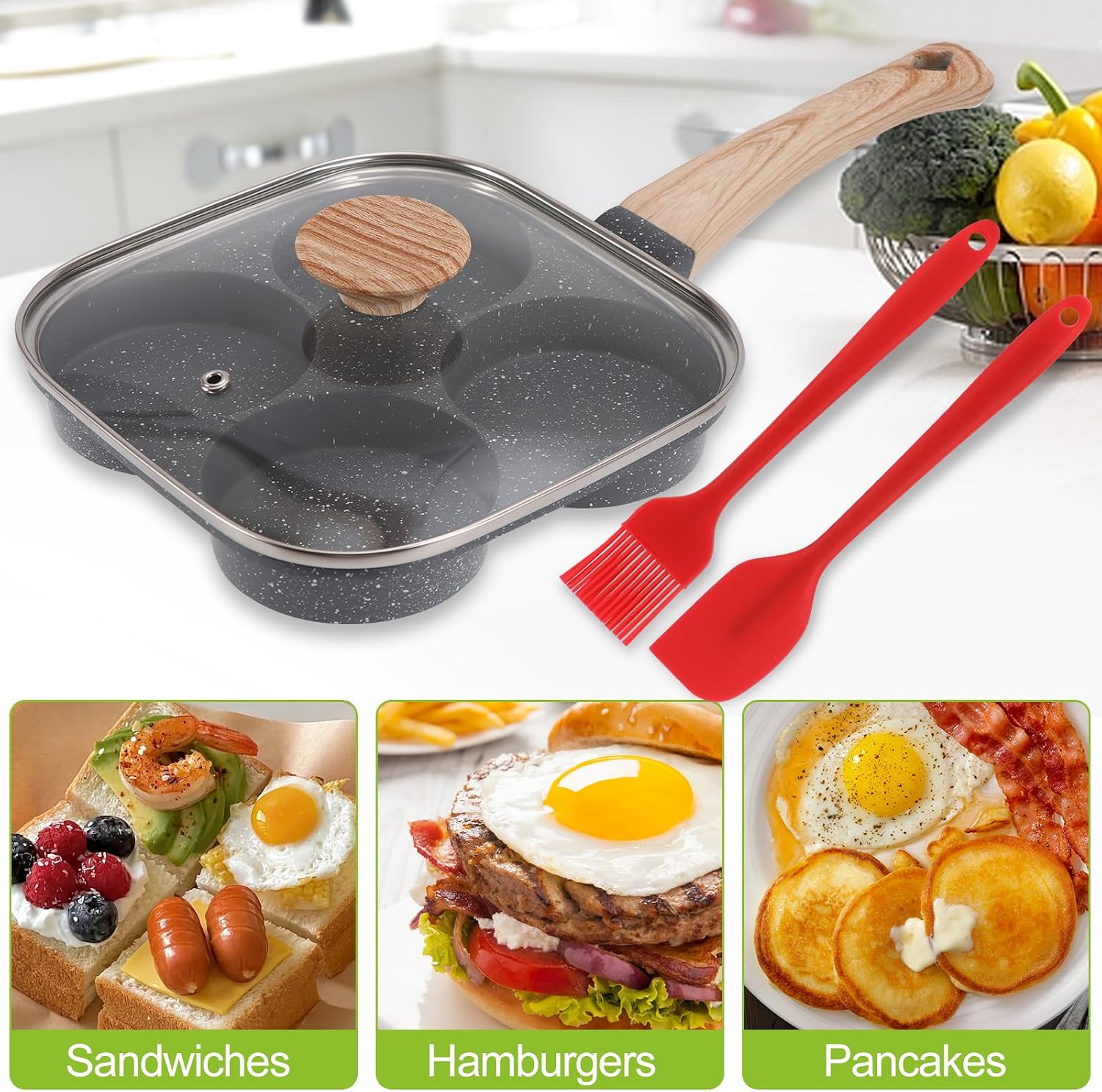 Thumbnail 5 de Egg Pan with Four-Cup Design