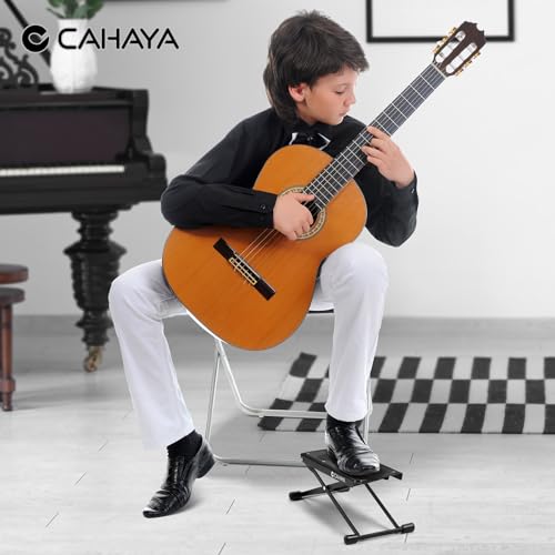 Thumbnail 8 de CAHAYA CY00367-1: Reposapiés ajustable para guitarristas, 6 alturas, plegable y antideslizante
