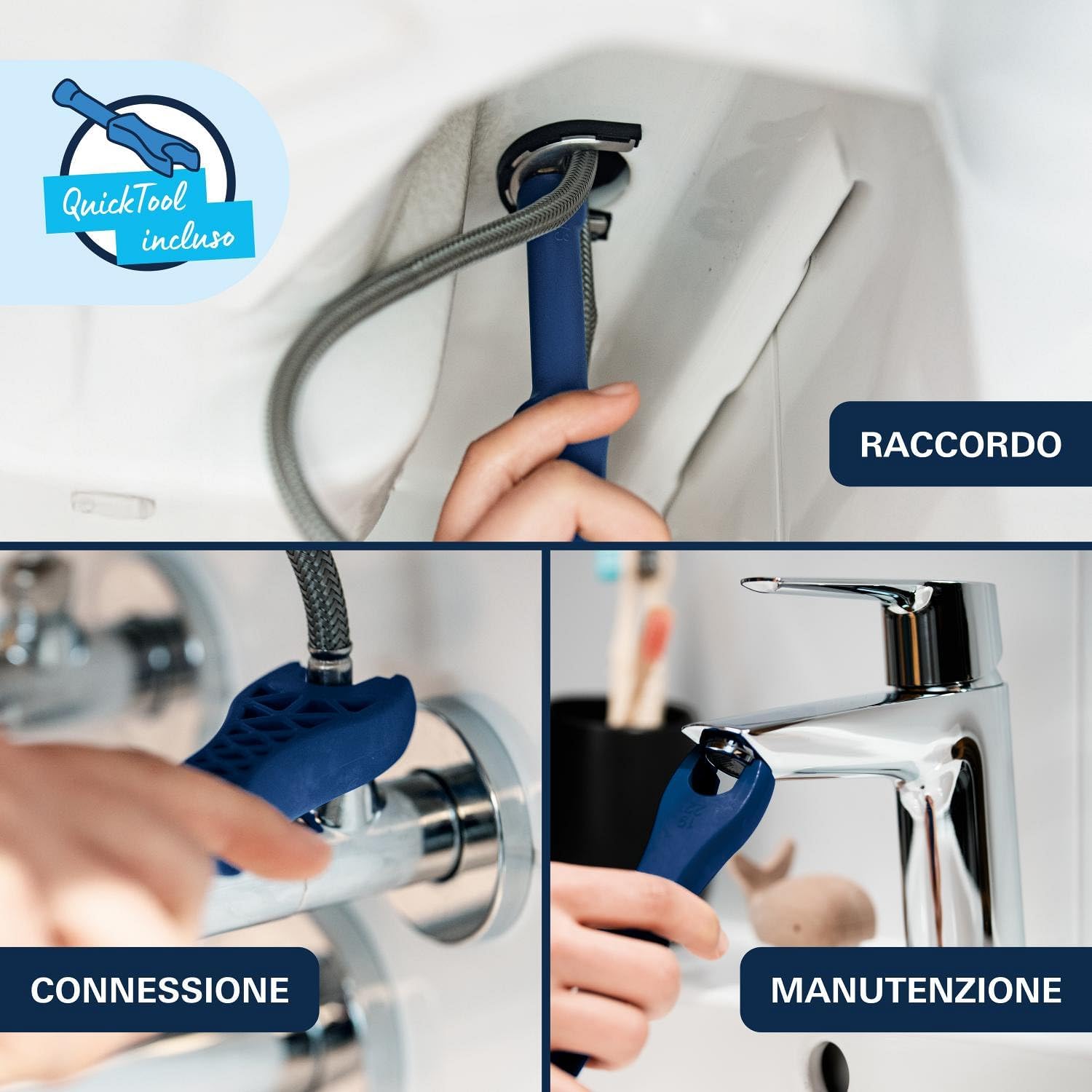 Thumbnail 1 de GROHE Dice: Miscelatore per lavabo con piletta push-open, 172 mm, risparmio idrico e installazione facile