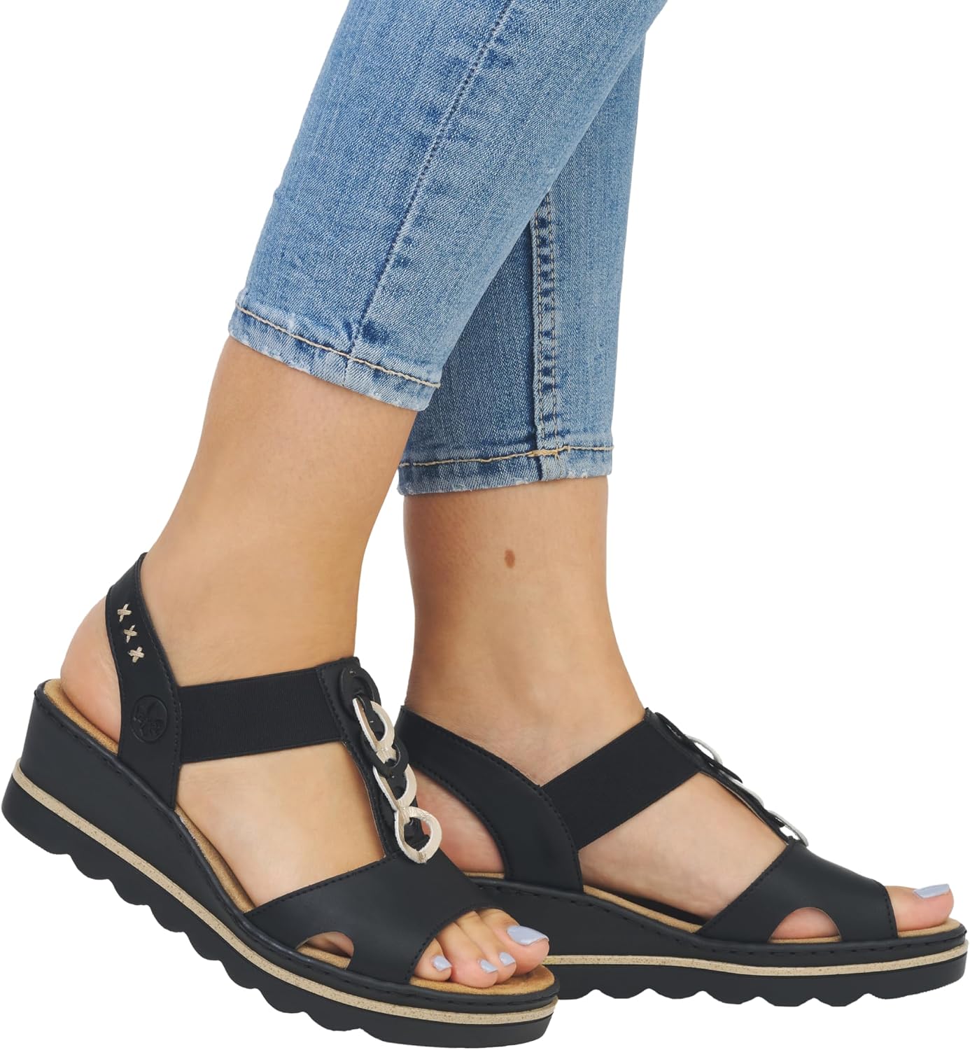 Thumbnail 6 de Rieker Damen 67498 Sandale – bequeme Sandalette für den Sommer