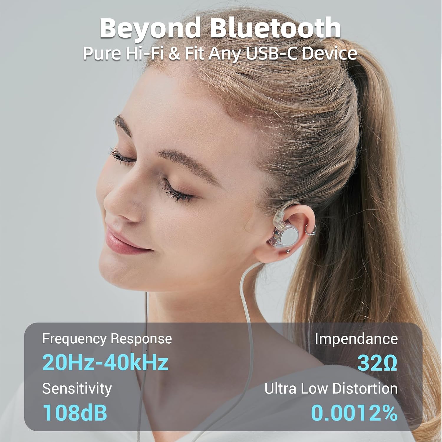 Detalle de Hidizs ST2 Pro IEM Gaming Earphones