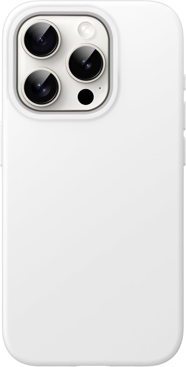 Thumbnail 6 de JETech silikonskal för iPhone 15 Pro Max, svart med mikrofiberfoder