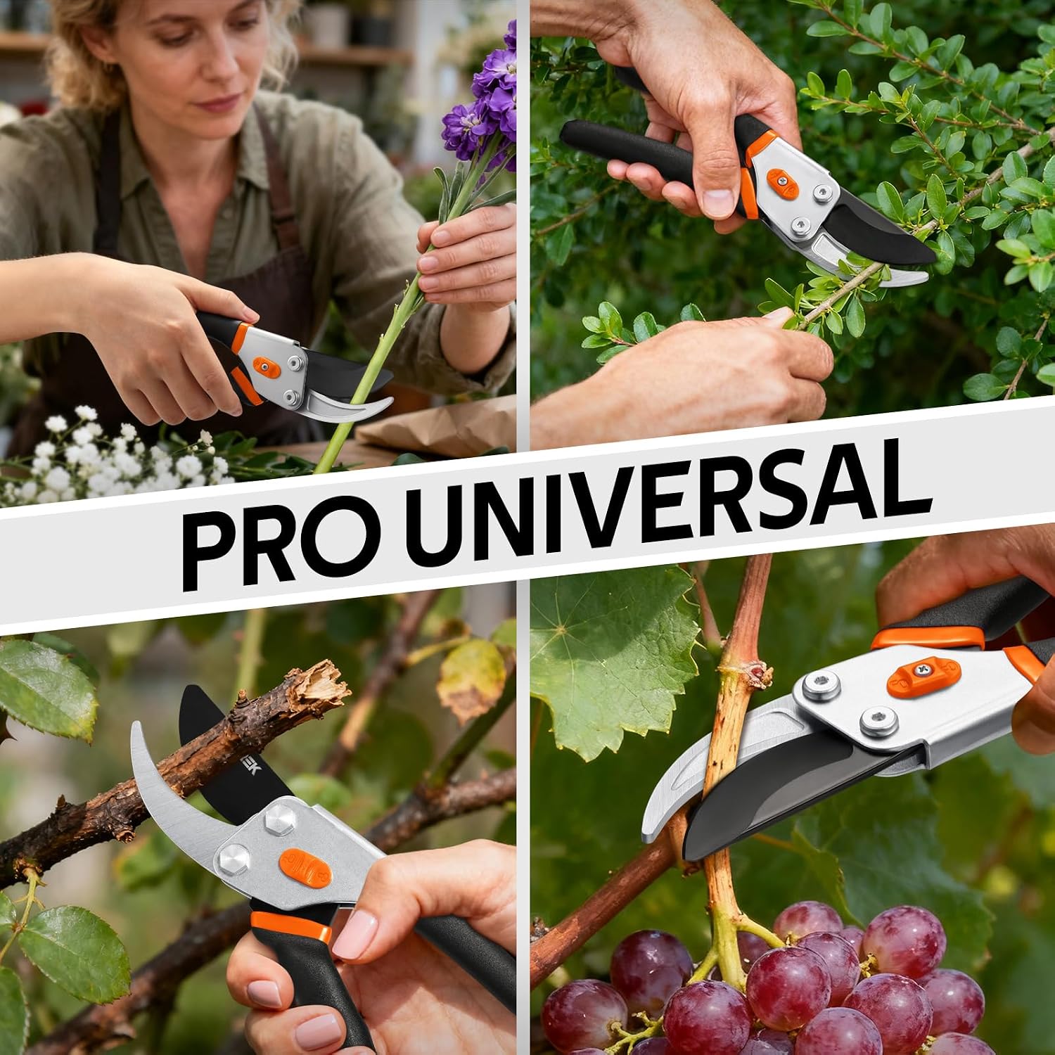Thumbnail 6 de VOTREK VT-C800 Bypass-Gartenschere 21,5 cm – Profi-Rosenschere mit SK5-Klinge