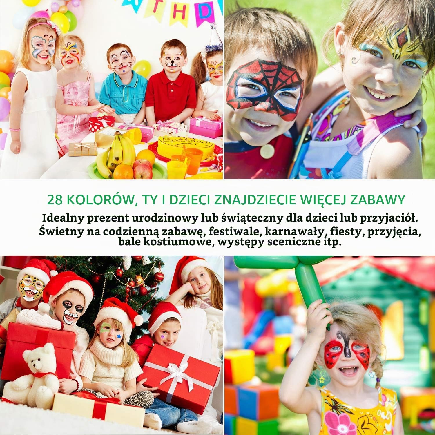 Thumbnail 6 de URAQT C-12CLC220214-FBA – kredki do malowania twarzy i ciała w sztyfcie