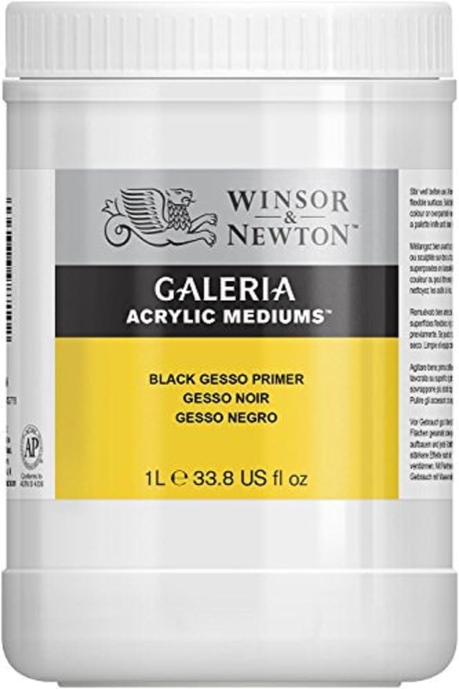 Thumbnail 3 de Winsor & Newton Gesso Weiss 3055948 – Grundierung für Leinwand, weiß (2,5 Liter Eimer)