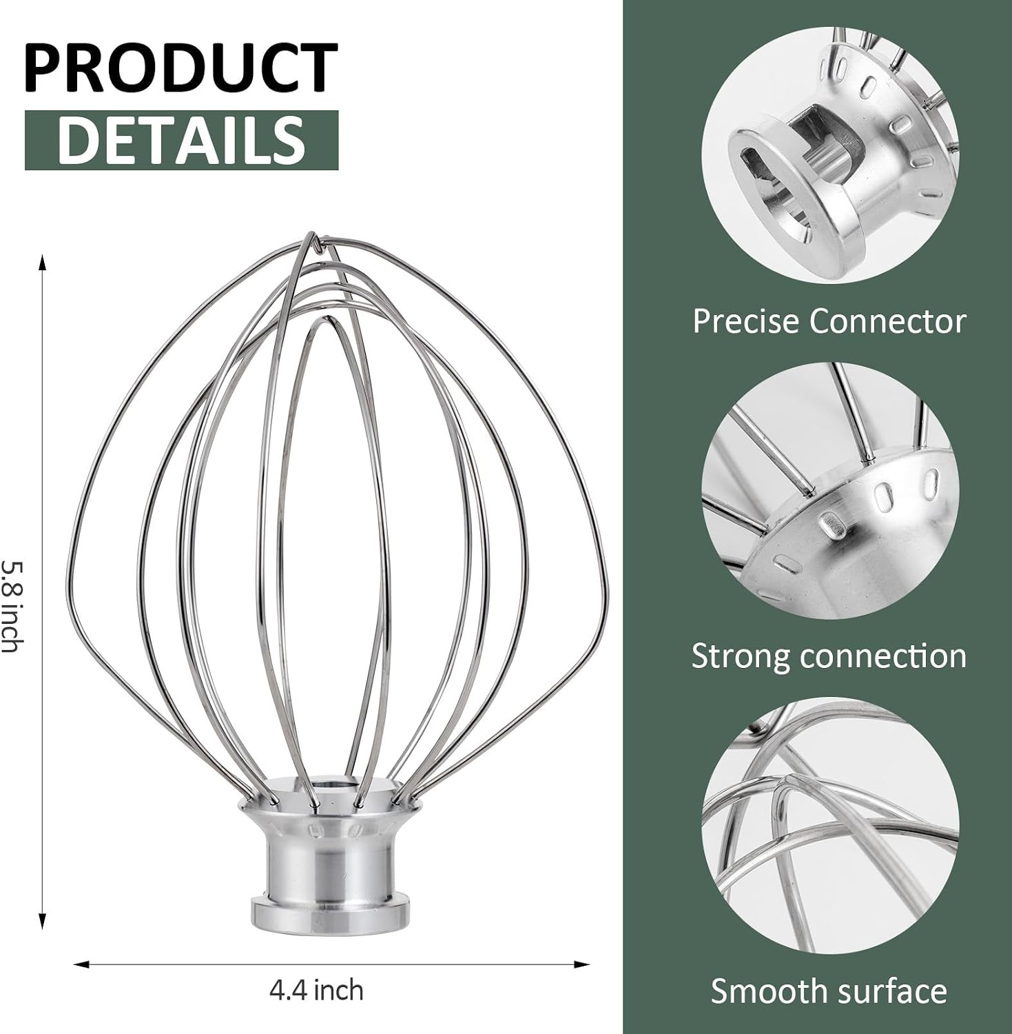 Thumbnail 2 de K45WW Stainless Steel Wire Whip