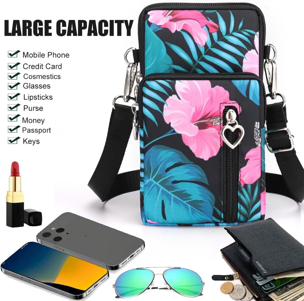 Thumbnail 5 de DuoLmi waterproof crossbody phone pouch bag (nylon) with adjustable strap