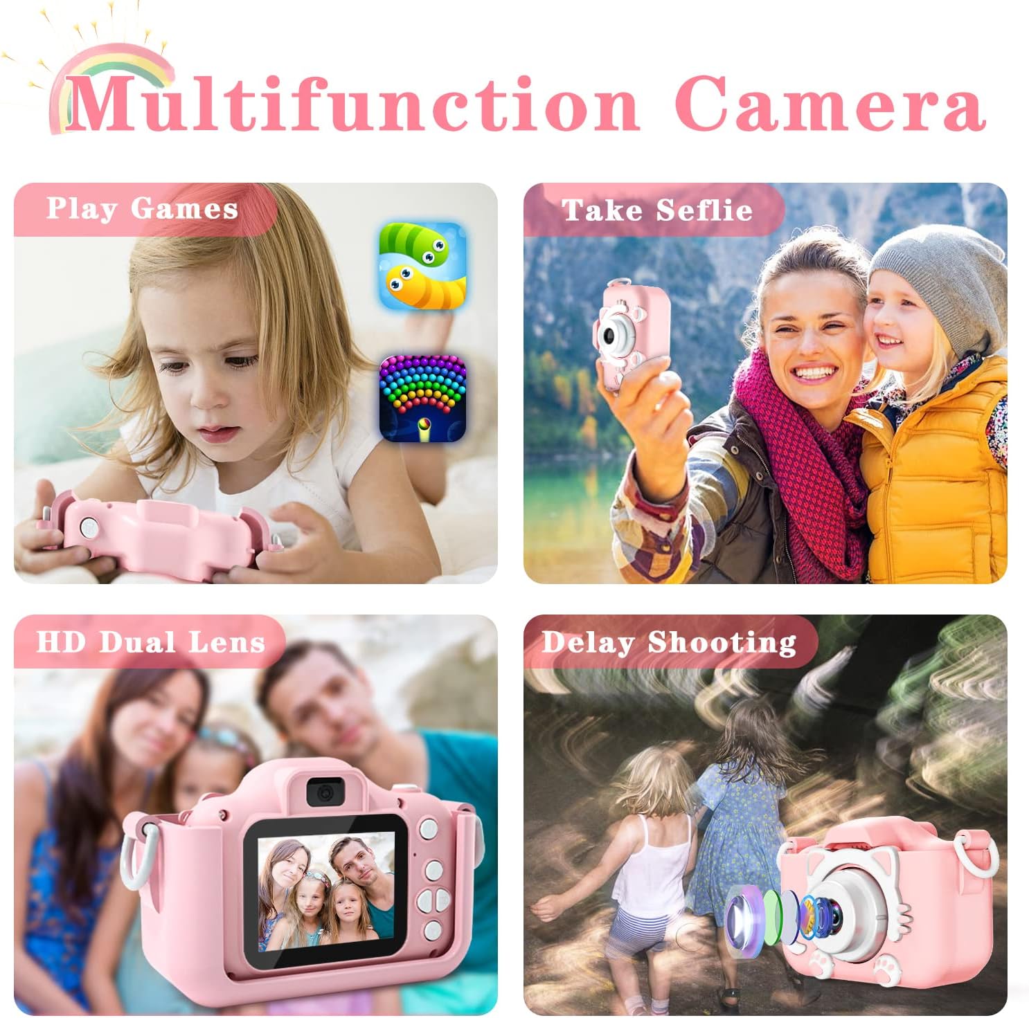 Detalle 1 de CIMELR kids digital camera with 32GB card