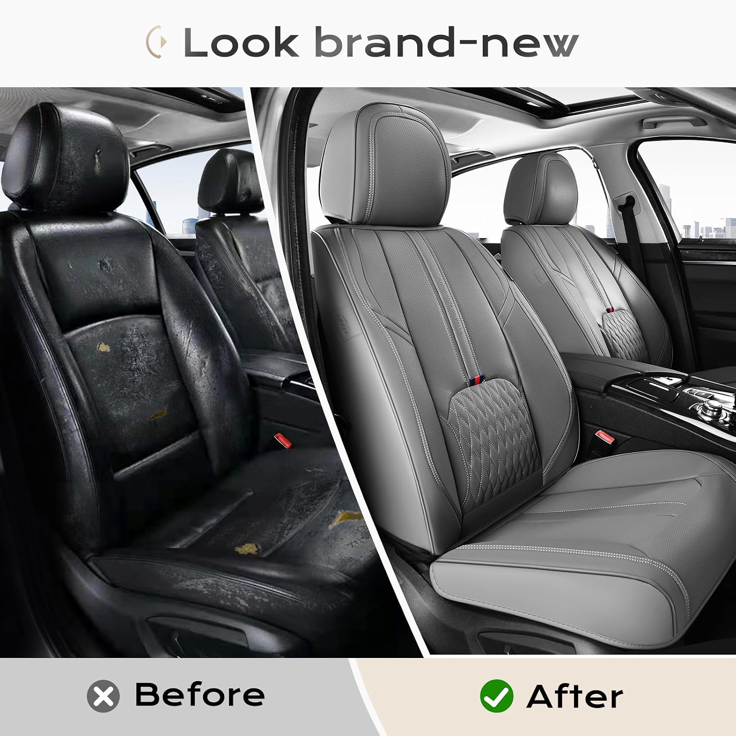 Thumbnail 5 de Coverado Car Seat Covers Gray