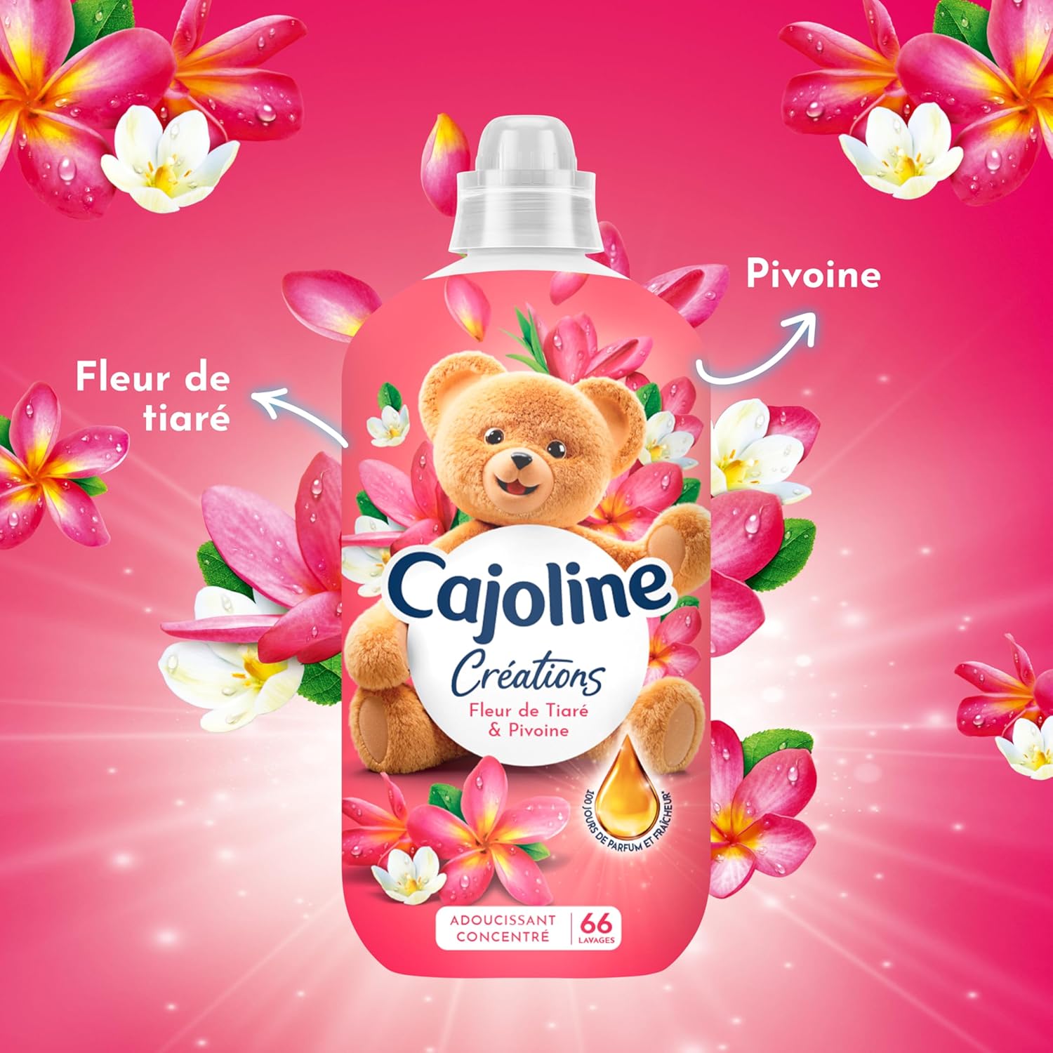 Thumbnail 5 de Cajoline Fleur de la Tiaré & Pivoine assouplissant 1,386 L
