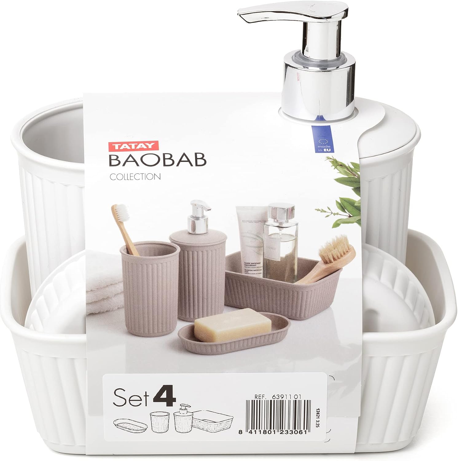 Detalle 2 de Tatay Set accessori bagno 4 pezzi