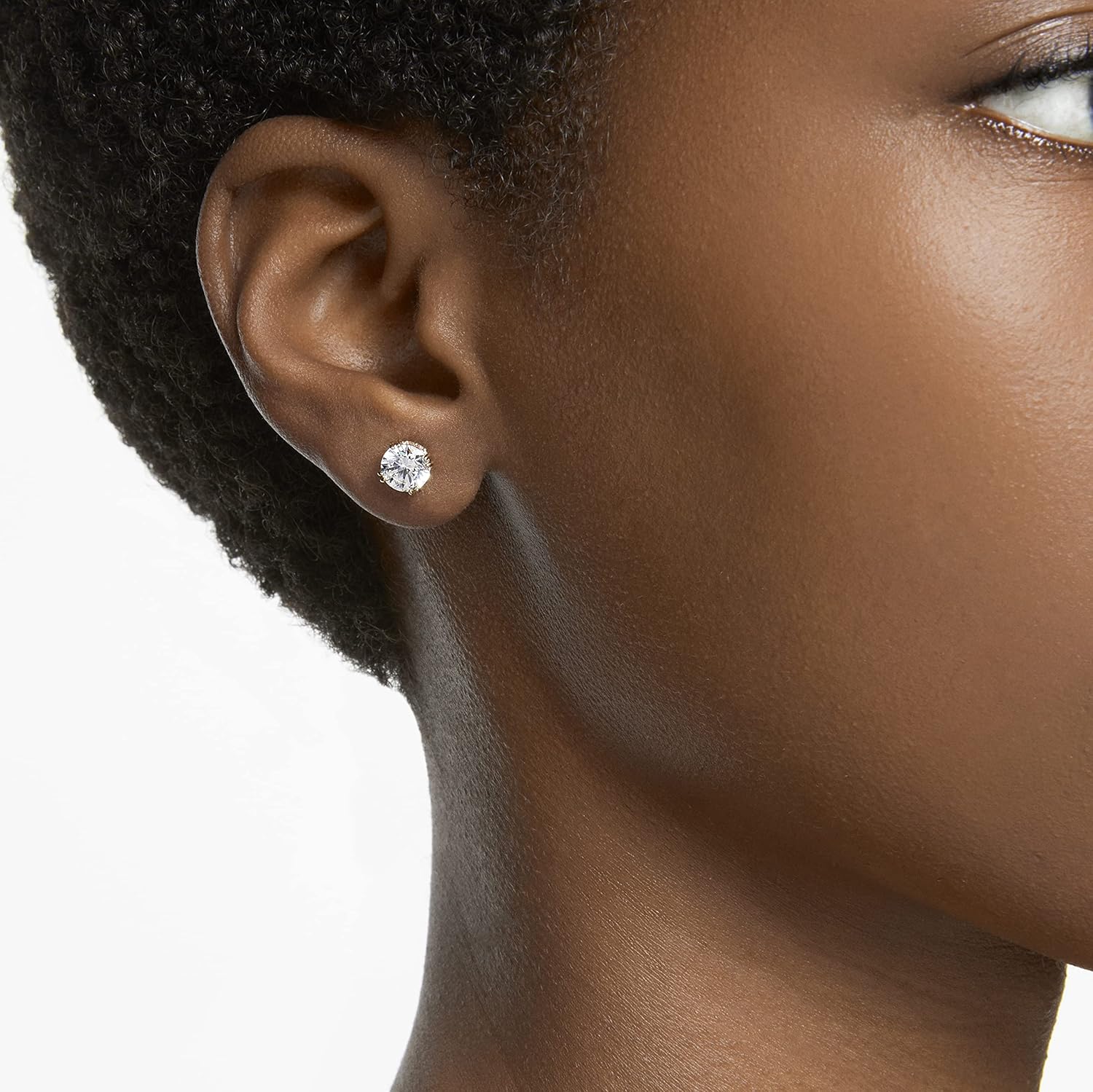 Detalle 2 de Swarovski Stilla Ohrringe Weiße Brillantschliff-Kristalle