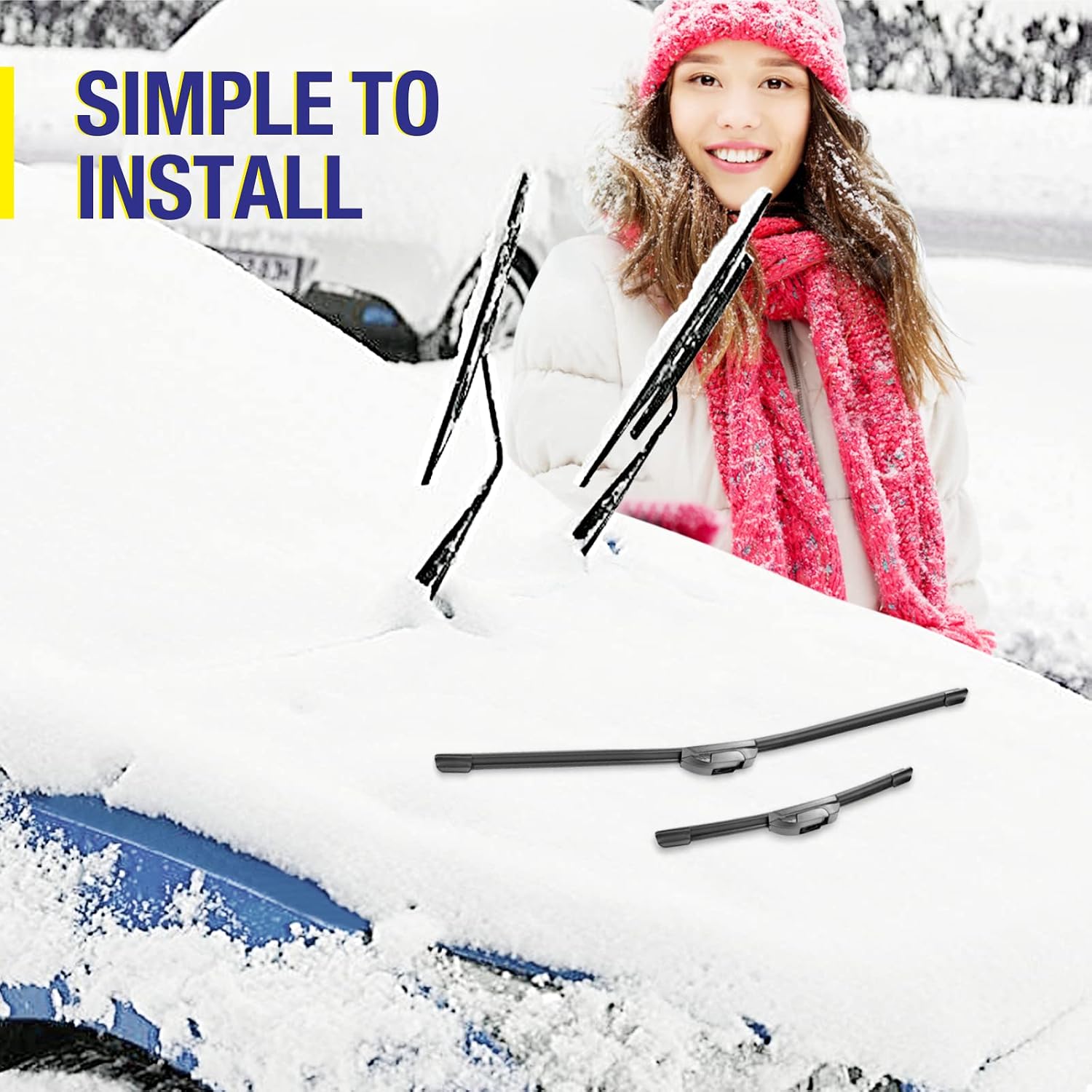 Thumbnail 5 de 22"+20" Windshield Wiper Blades Replacement