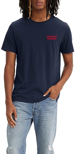 Thumbnail 1 de Levi's 2-Pack Crewneck Graphic Tee para hombre: Chesthit White/Dress Blues (L)