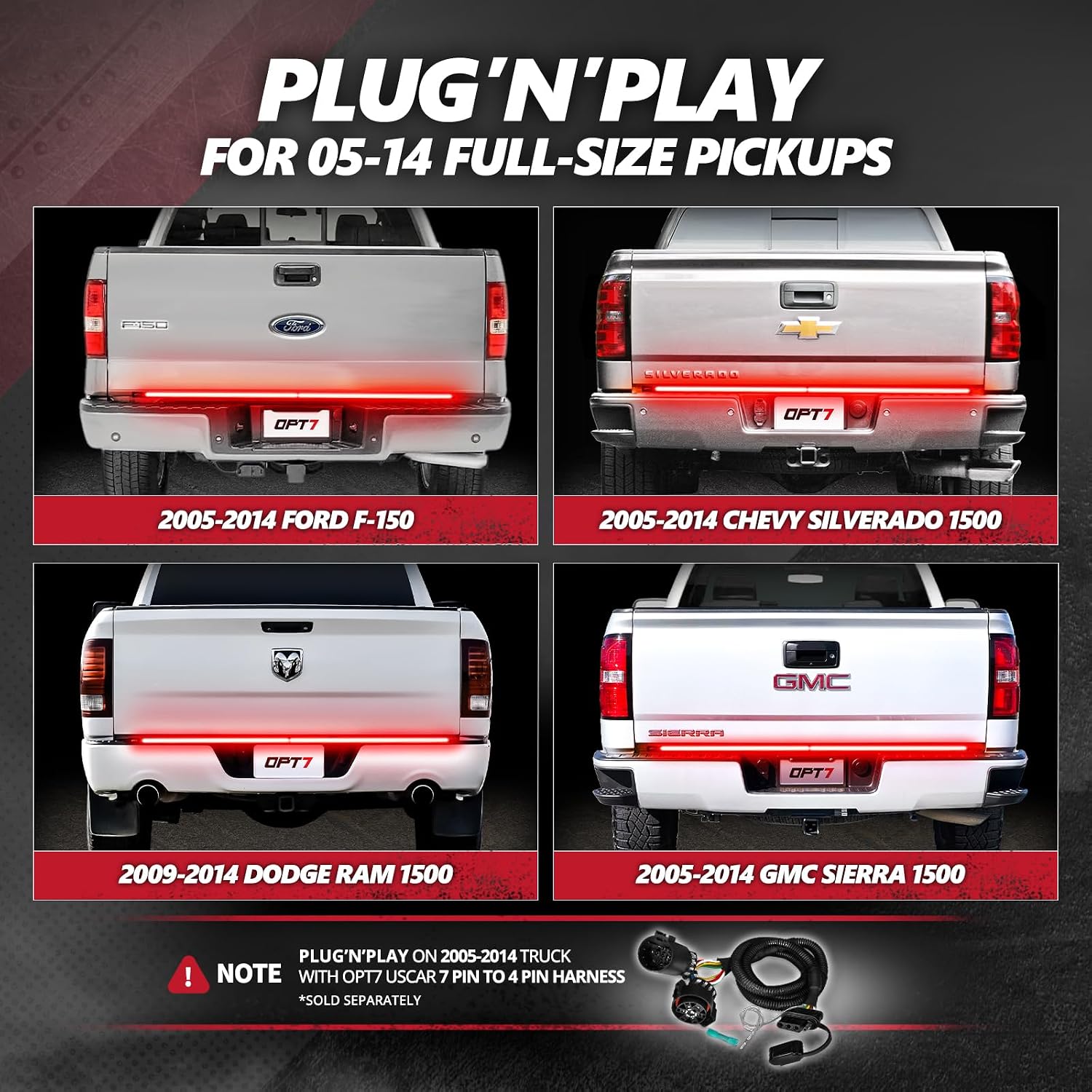 Detalle de OPT7 Tailgate Light Bar 60-Inch