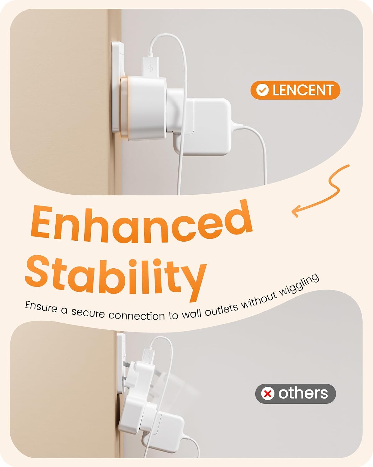 Detalle 2 de LENCENT Plug Adapter 3250W with USB-C