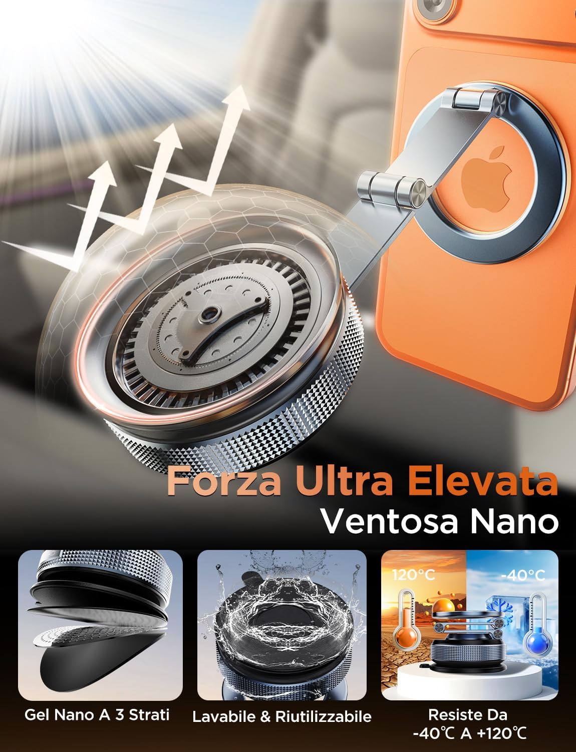 Detalle 2 de MSXTTLY Vmag S3 supporto magnetico 17