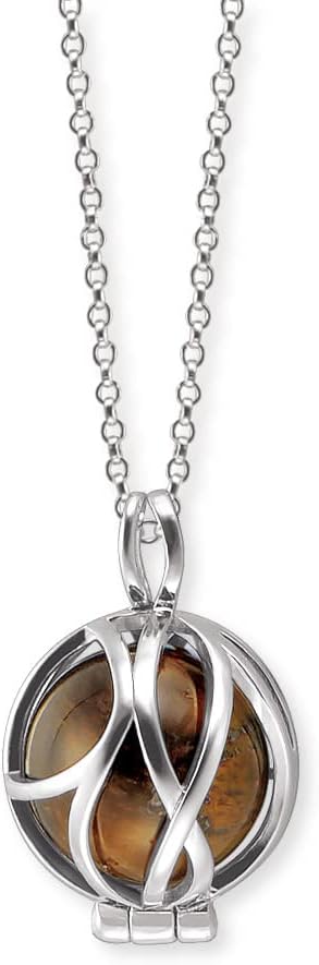 Thumbnail 6 de Engelsrufer Damen Halskette aus Sterling Silber mit Kraftstein Kugel Anhänger – verstellbar, nickelfrei