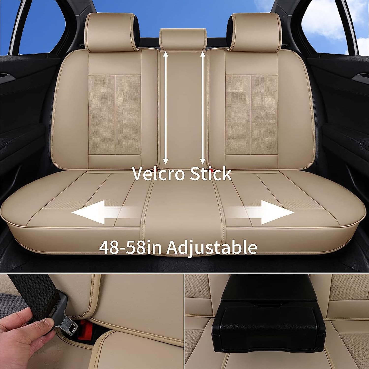 Detalle 2 de Coverado Universal Seat Covers 5-seat car set