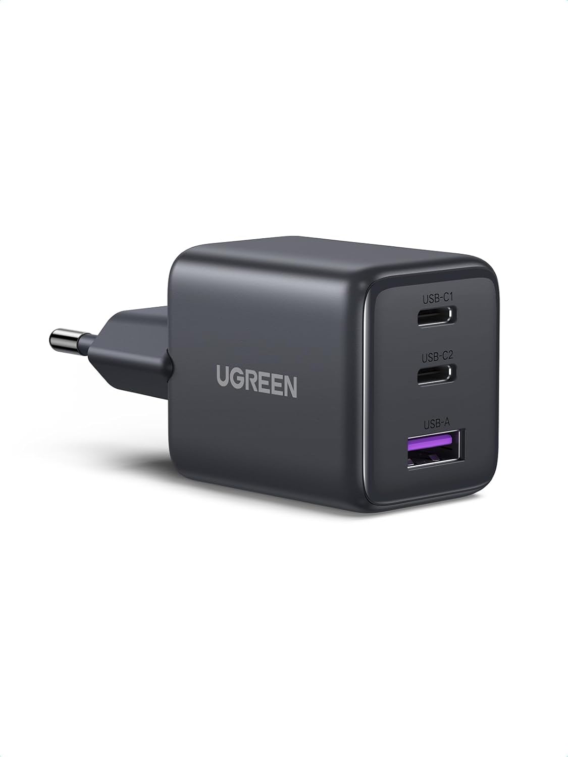 Detalle de UGREEN USB C Ladegerät 30W 3‑Port GaN II Schnellladegerät