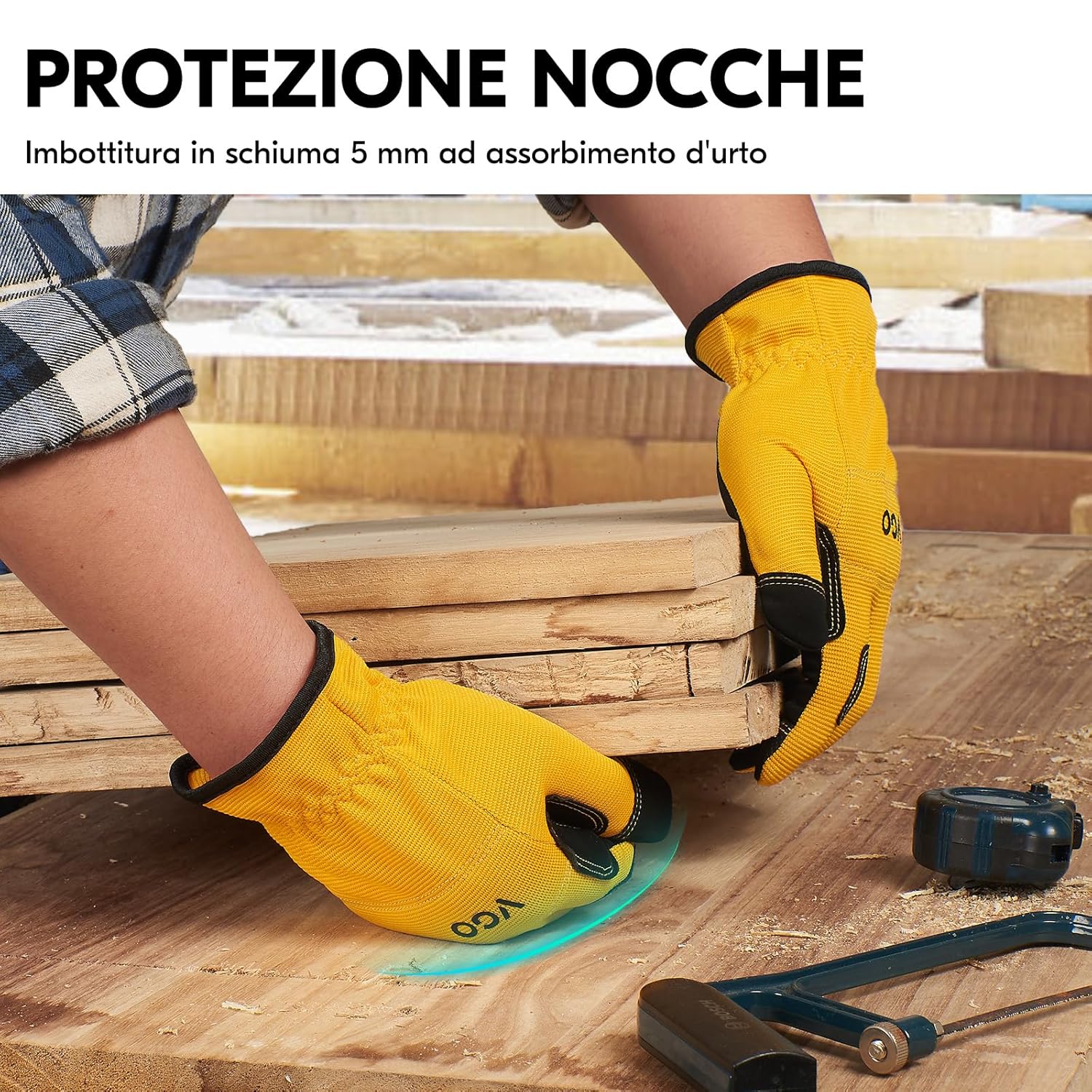 Thumbnail 4 de Vgo NB7581-3: Guanti da lavoro touchscreen, XL, 3 colori – antiscivolo, ergonomici e lavabili