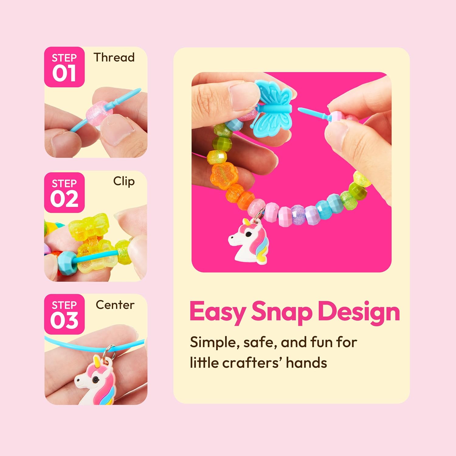 Detalle de Klever Kits Jewelry Making Kit with 350+ Beads ๐๐