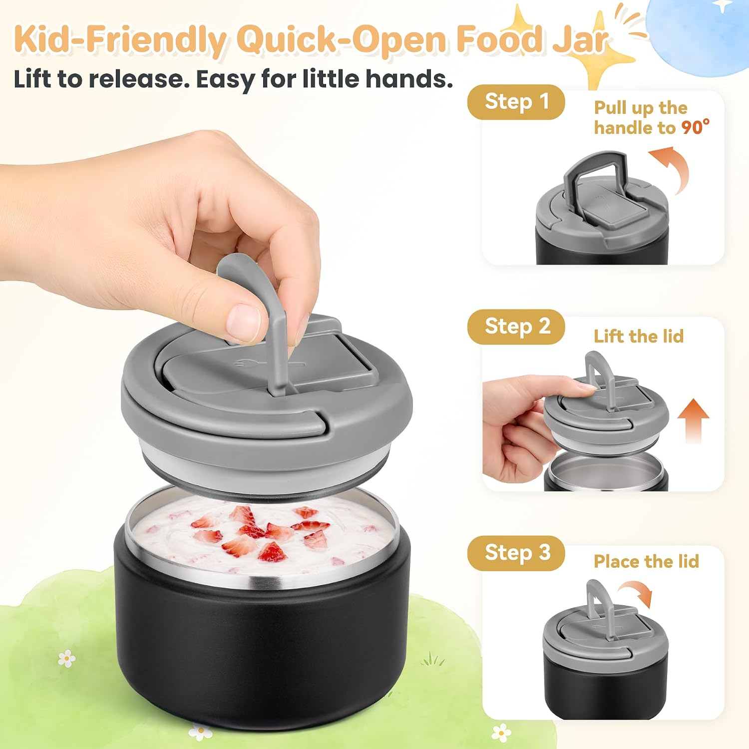Thumbnail 3 de Kids Bento Lunch Box with 8 oz Soup Thermos