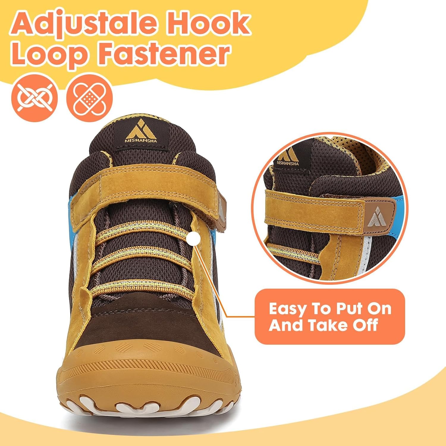 Thumbnail 3 de Mishansha Kids Hiking Boots: Water-Resistant, Anti-Collision Toe, Non-Slip Outdoor Shoes for Toddlers