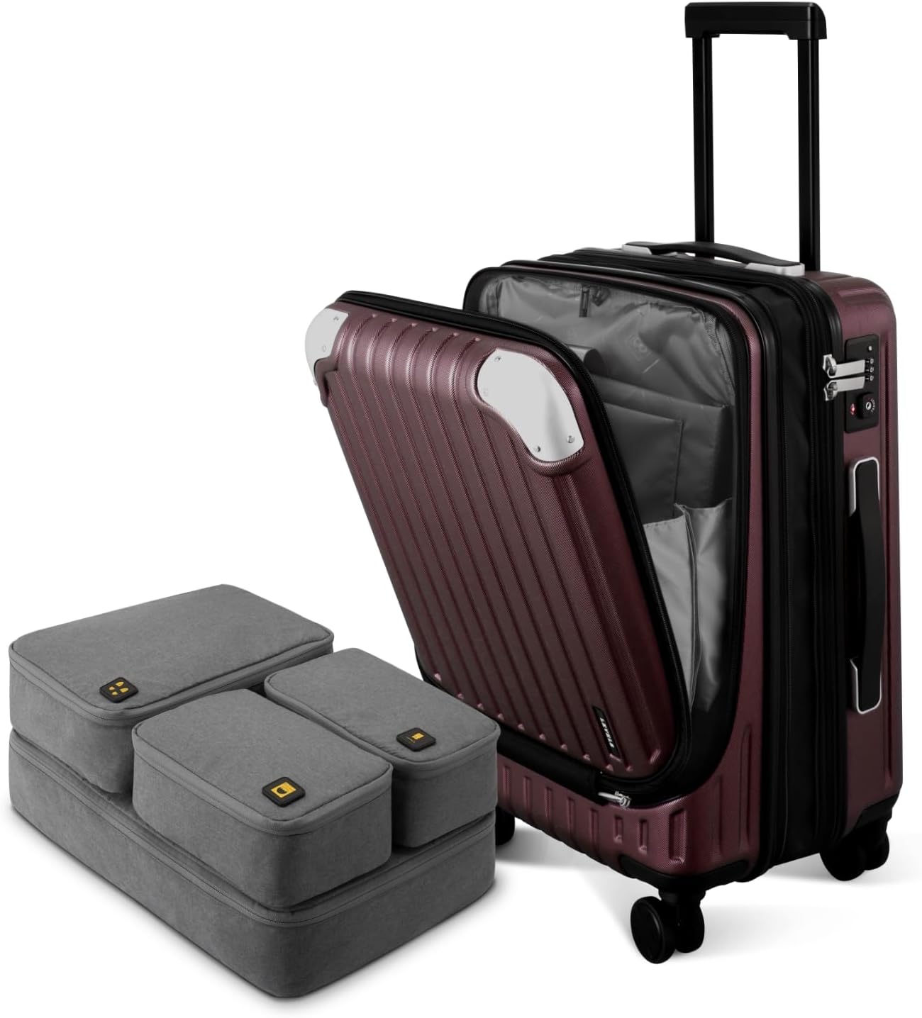 Detalle de LEVEL8 55CM carry on suitcase