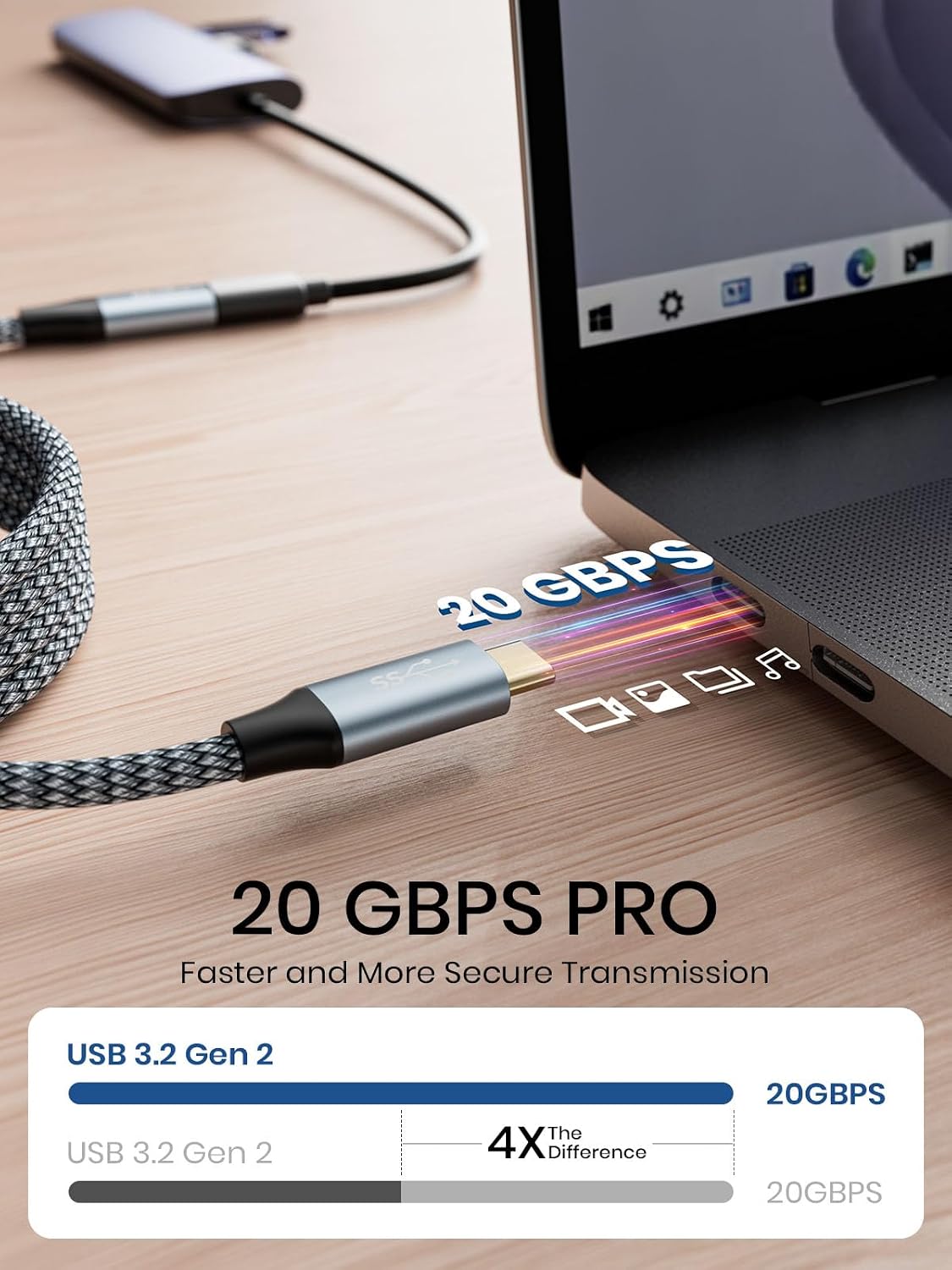 Thumbnail 4 de WTPGTI USB C Verlängerung 3m für Geräte