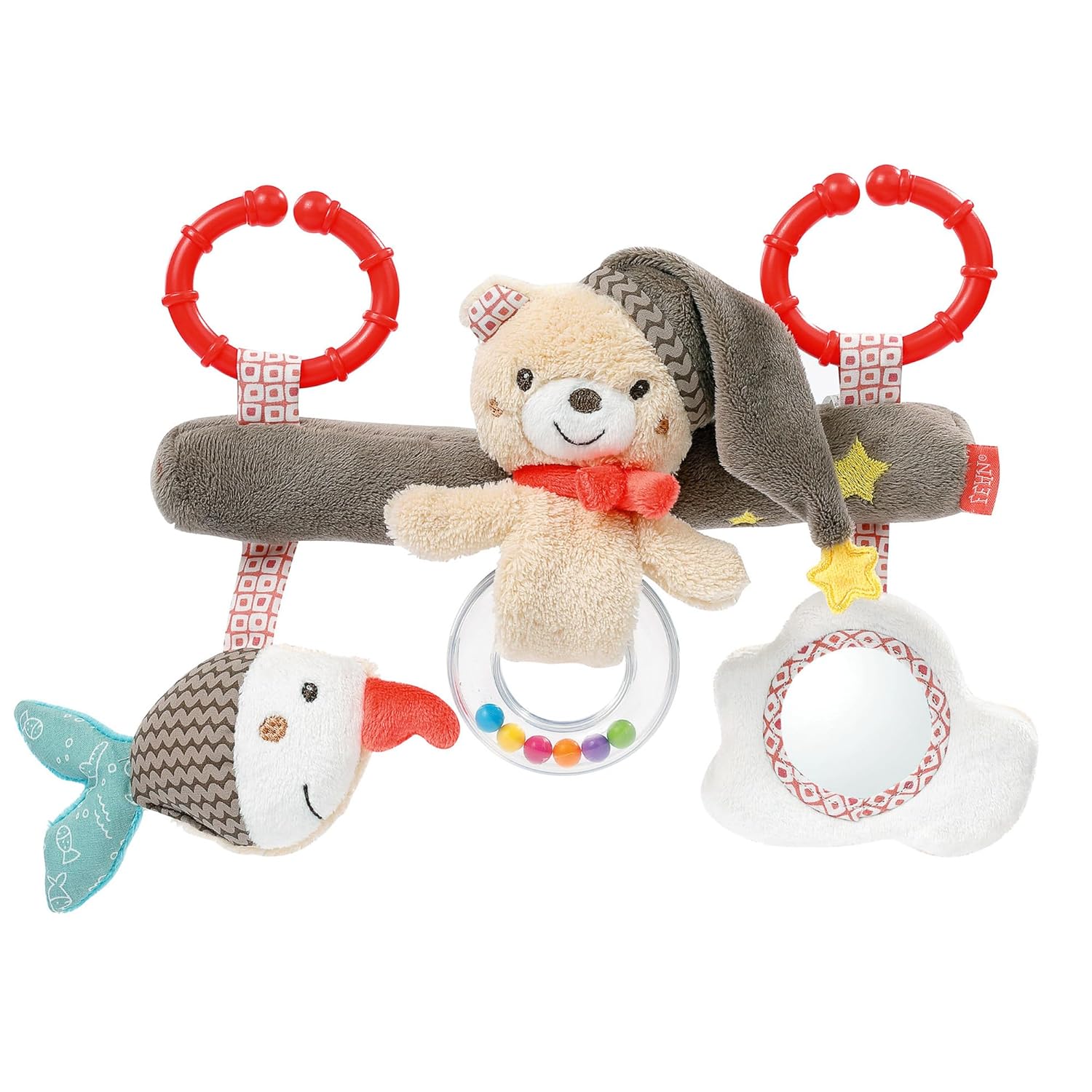 Thumbnail 5 de Fehn Activity-Trapez Peru – Flexibles Baby-Spieltrapez für Kinderwagen, Babybett und Babyschale
