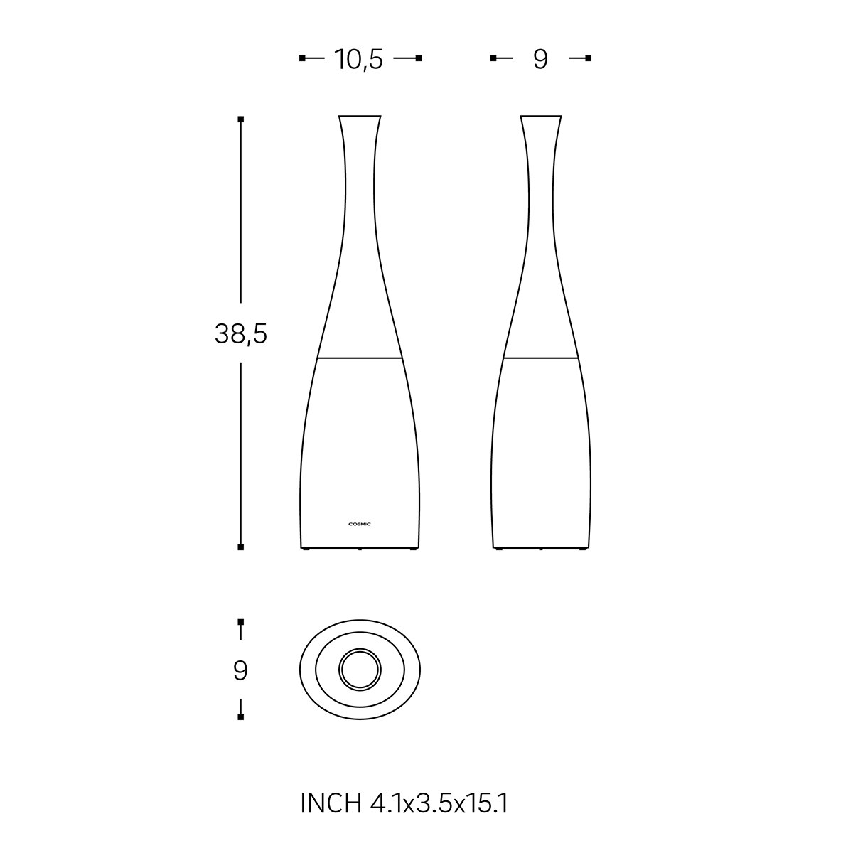 Thumbnail 2 de Cosmic Saku escobillero 1 unidad 20 cm