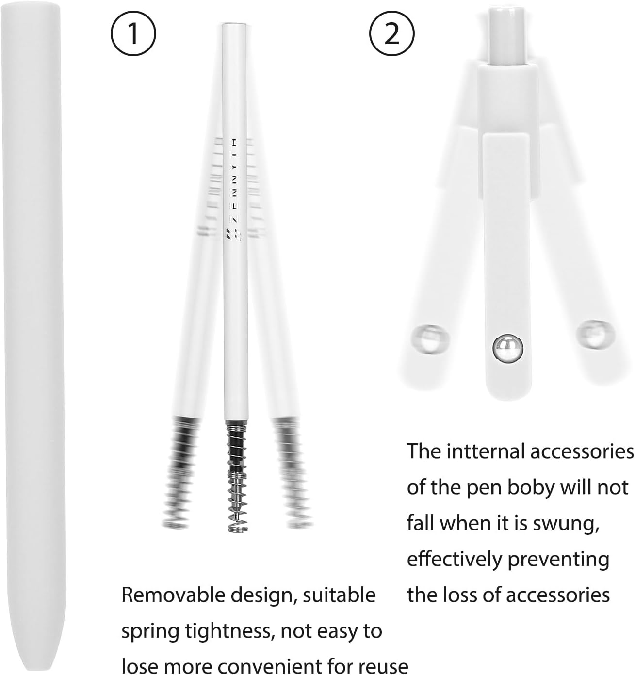 Detalle de Ddaowanx 0.5mm Retractable Gel Pens, 6-Pack with Quick-Drying Black Ink