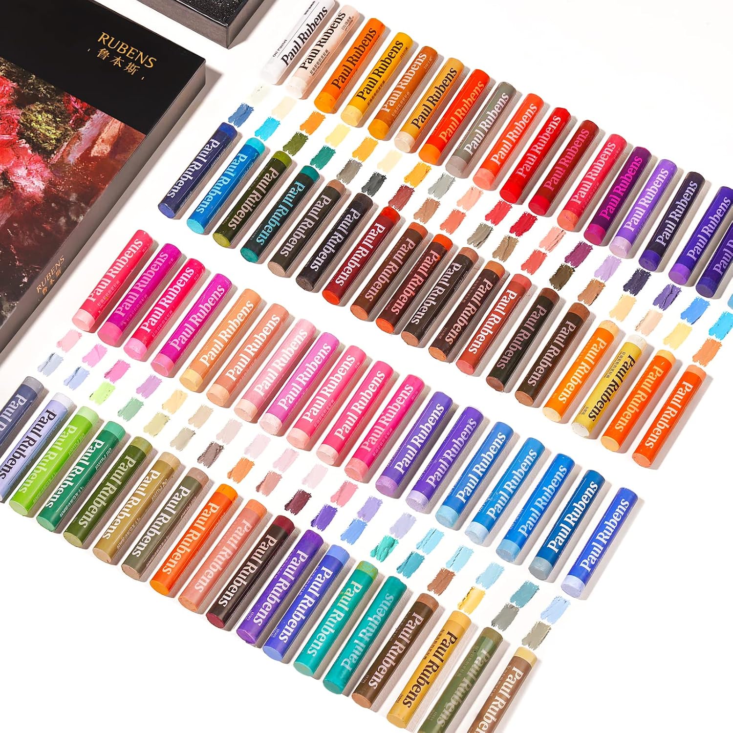 Detalle 2 de Paul Rubens Oil Pastels Set 72 Colours 🖌