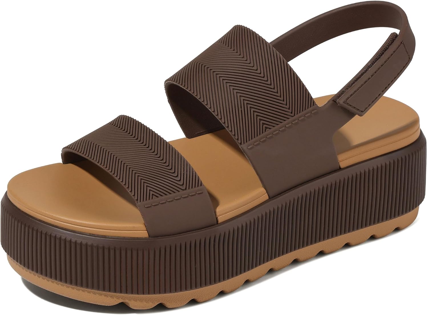 Thumbnail 6 de Lovee Cosee Platform Water Sandals for Women: Comfortable, Waterproof Chunky-Wedge Beach Shoes