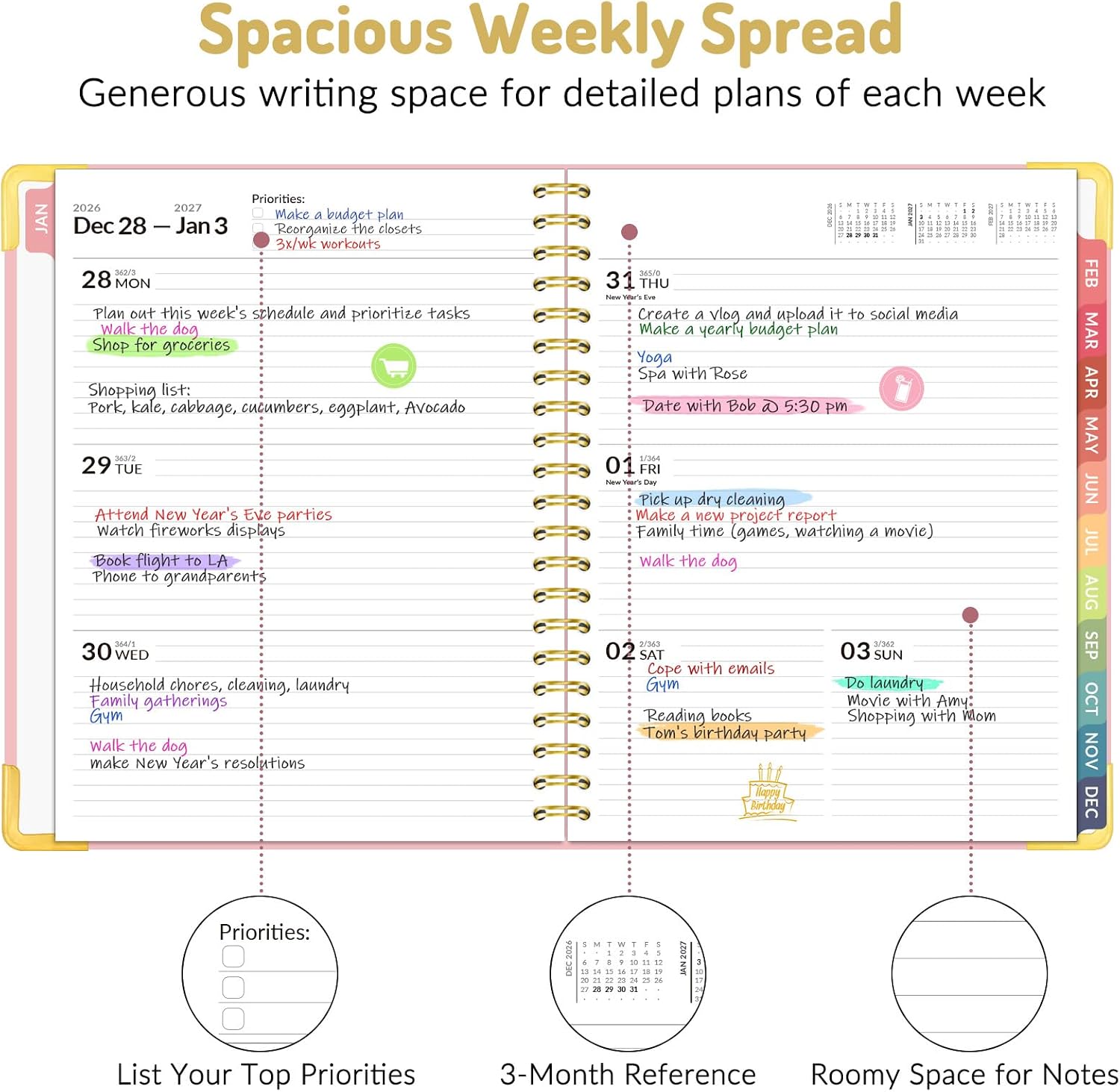 Detalle de Forvencer Planner, 2027