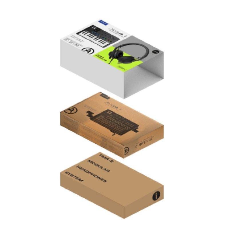 Detalle 2 de Bundle AIAIAI TMA-2 Studio XE + Arturia MiniLab 3 (Negro): monitorización fiel y control cómodo para producción musical