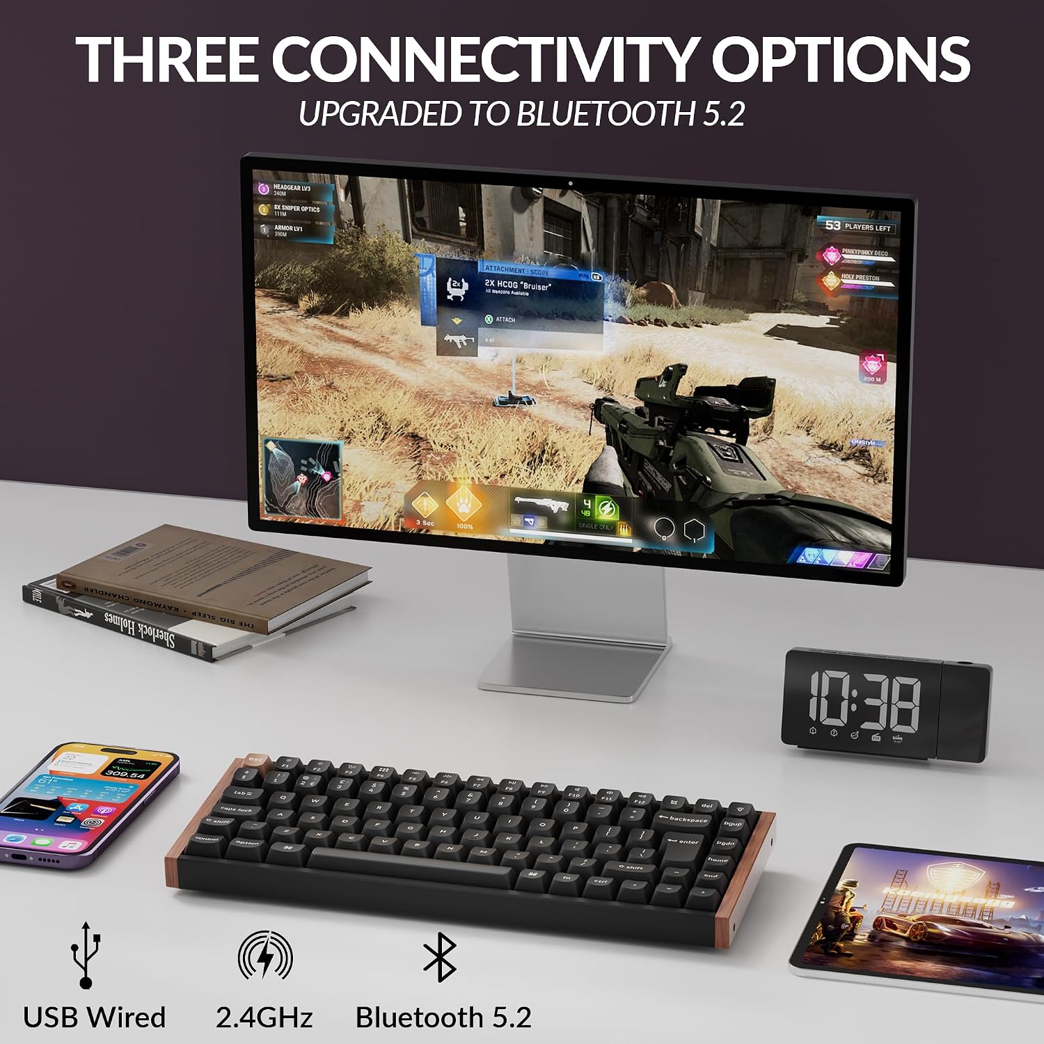 Thumbnail 1 de Keychron K2 HE Hall Effect 75% Keyboard
