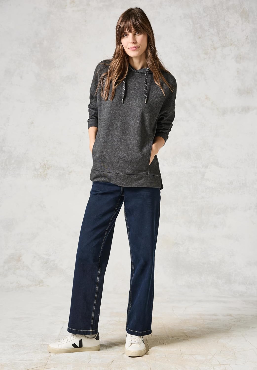 Thumbnail 3 de Cecil Damen Sweatshirt mit Kapuze – lässiger Hoodie-Pullover mit Tunnelzug und seitlichen Details