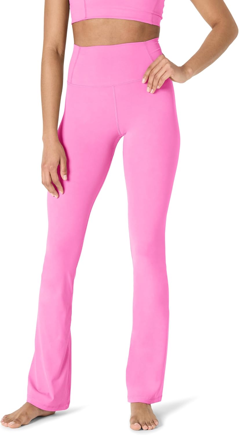 Detalle de Amazon Essentials Women's Active FormFlex Buttery Soft Flared Leggings: High Waist, Full Length Yoga Pants