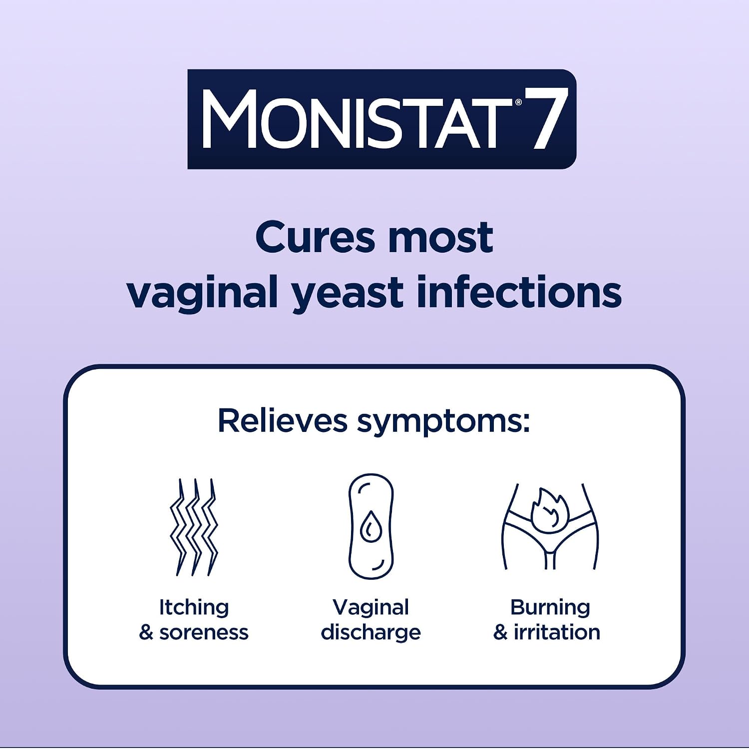 Detalle de Monistat 300625426354 7-Day Yeast Infection Treatment Cream with Miconazole