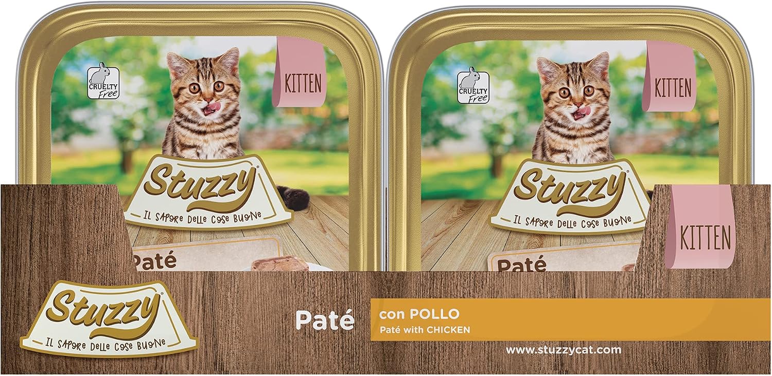 Detalle de Stuzzy Paté Kitten con Pollo 100 g – alimento umido completo per gatti cuccioli