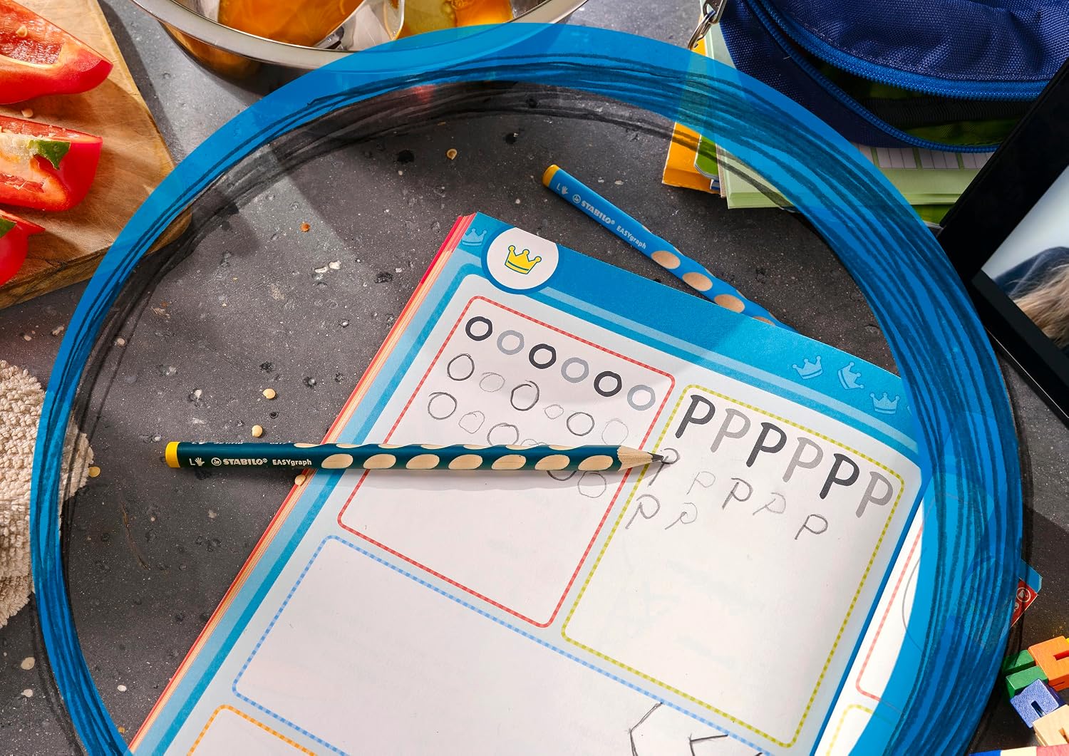 Thumbnail 3 de STABILO EASYgraph Dreikant-Bleistift HB – Blau, 12er Pack, Rechts- und Linkshänder