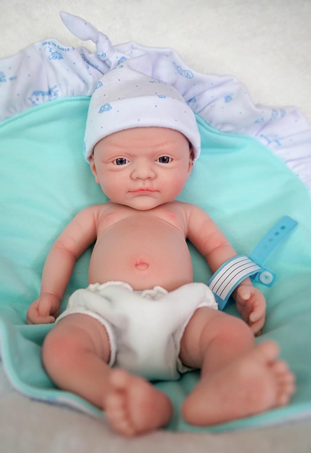 Thumbnail 6 de MYREBABY 12" Micro Preemie Full Body Silicone Baby Doll Boy John Lifelike Reborn Doll