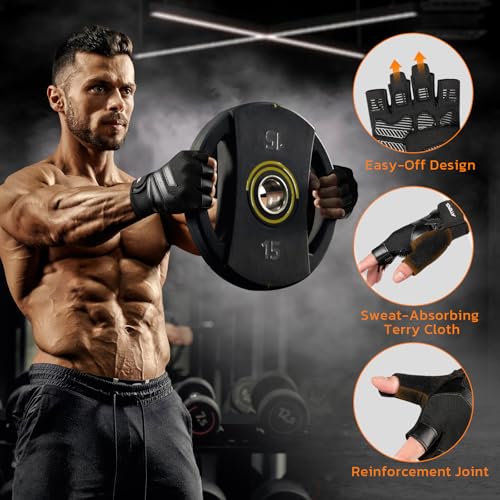 Thumbnail 5 de ATERCEL Gym Workout Gloves Lightweight grip gloves