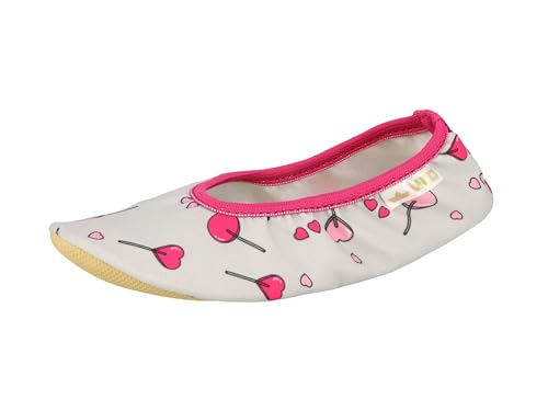 Detalle de Lico Unisex Kinder 1 Style Gymnastikschuhe – Grau Pink, Größe 25 EU