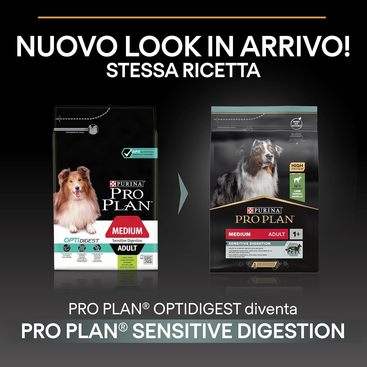 Thumbnail 1 de PURINA PRO PLAN Perro Adulto Mediano Digestión Sensible 🐶 3kg